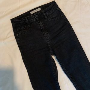 HIDDEN Faded Black Ultra High Rise Denim Skinnies